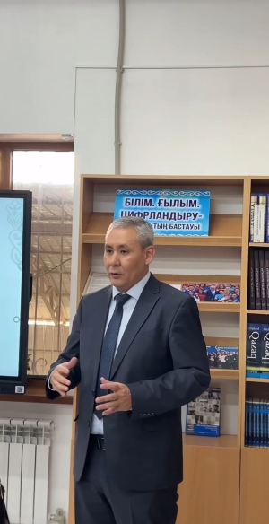 Уполномоченный по правам человека в Кызылординской области организовал встречу со студентами Кызылординского открытого университета с целью повышения правовой грамотности.✔️    Уполномоченный по правам человека в Кызылординской области организовал вс