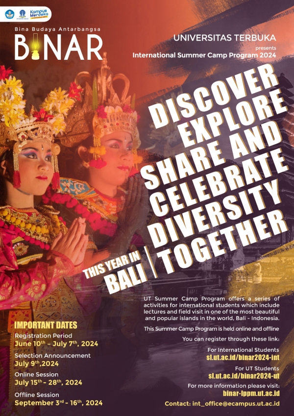 РЕГИСТРАЦИЯ В МЕЖДУНАРОДНЫЙ ЛАГЕРЬ "UNIVERSITAS TERBUKA" ПРОДОЛЖАЕТСЯ
