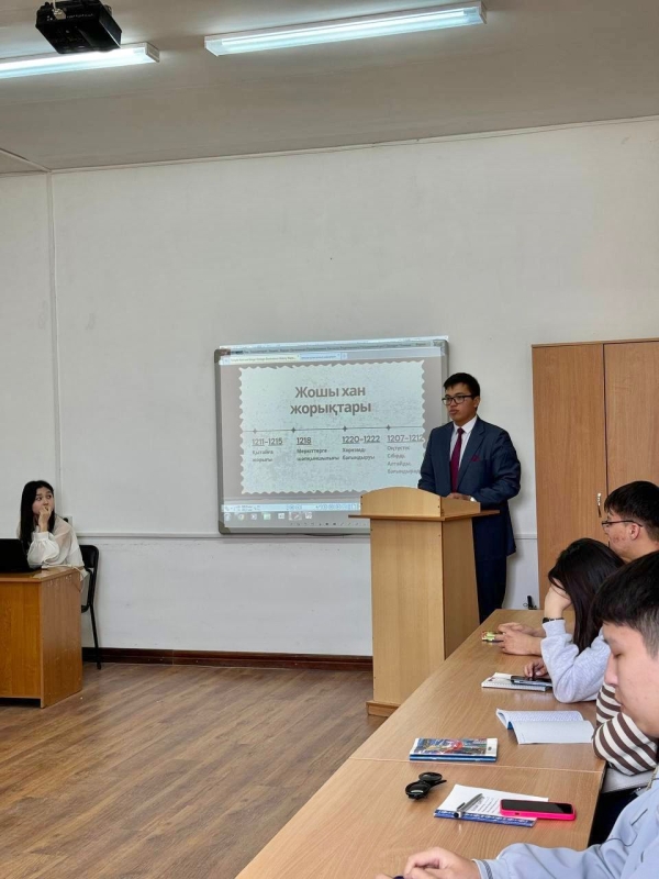 An open lesson was held on the topic: &quot;800 years of the formation of the Ulus of Jochi&quot;