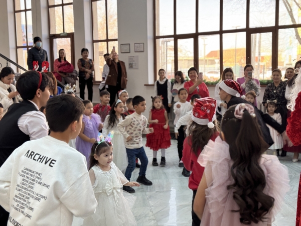 Children Celebrated the New Year at Kyzylorda Open University