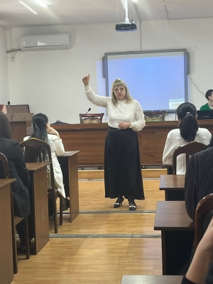 Svetlana Litvinova, candidate of Pedagogical Sciences, Associate Professor from Moscow, Russian Federation, lectures on the program of external academic mobility