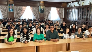 Meeting with students